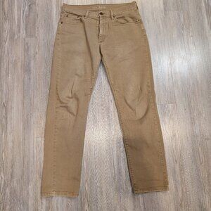 Mott and Bow Slim Men's Mercer Jeans - Khaki, 31 x 30